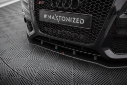 Street Pro Cup Spoilerlippe Front Ansatz passend für Audi S5 / A5 S-Line 8T SCHWARZ