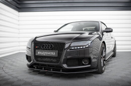Street Pro Cup Spoilerlippe Front Ansatz passend für Audi S5 / A5 S-Line 8T SCHWARZ
