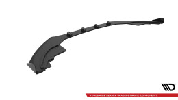 Street Pro Cup Spoilerlippe Front Ansatz + Flaps für Audi S5 / A5 S-Line 8T schwarz Hochglanz