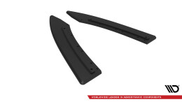 Street Pro Heck Ansatz Flaps Diffusor passend für Audi S5 / A5 S-Line Coupe / Cabriolet 8T rot