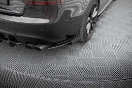 Street Pro Heck Ansatz Flaps Diffusor für Audi S5 / A5 S-Line Coupe / Cabriolet 8T ROT+ HOCHGLANZ FLAPS