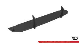 Street Pro Heckschürze Heck Ansatz Diffusor passend für Mercedes-AMG E63 W213 FL schwarz-rot