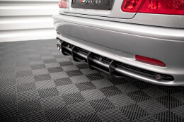 Street Pro Heckschürze Heck Ansatz Diffusor für BMW 3er Coupe E46 ROT