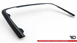 Mittlerer Cup Diffusor Heck Ansatz passend für V.1 Mercedes-Benz S W222 schwarz Hochglanz