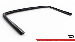Mittlerer Cup Diffusor Heck Ansatz passend für V.2 Mercedes-Benz S W222 schwarz Hochglanz