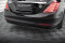 Mittlerer Cup Diffusor Heck Ansatz passend für V.2 Mercedes-Benz S W222 schwarz Hochglanz