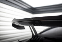Oberer Heck Spoiler Aufsatz Abrisskante passend für Porsche 911 992 GT3 schwarz Hochglanz