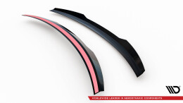 Oberer Heck Spoiler Aufsatz Abrisskante passend für Porsche 911 992 GT3 schwarz Hochglanz