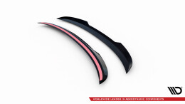 Unterer Heck Spoiler Aufsatz Abrisskante passend für Porsche 911 992 GT3 schwarz Hochglanz