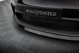 Cup Spoilerlippe Front Ansatz passend für Porsche 911 992 GT3 schwarz Hochglanz