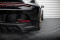 Heck Ansatz Flaps Diffusor für Porsche 911 992 GT3 schwarz Hochglanz