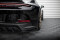 Heck Ansatz Flaps Diffusor passend für Porsche 911 992 GT3 schwarz Hochglanz