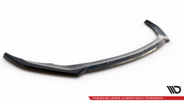 Cup Spoilerlippe Front Ansatz V.2 passend für Mercedes-AMG C43 Coupe / Cabrio / Limousine / Kombi C205 / A205 / W205 / S205 Facelift schwarz Hochglanz