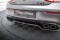 Mittlerer Cup Diffusor Heck Ansatz DTM Look für Mercedes-AMG C43 Coupe C205 Facelift schwarz Hochglanz