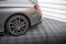 Mittlerer Cup Diffusor Heck Ansatz DTM Look passend für Mercedes-AMG C43 Coupe / Cabrio C205 Facelift / A205 Facelift schwarz Hochglanz