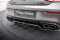 Mittlerer Cup Diffusor Heck Ansatz DTM Look passend für Mercedes-AMG C43 Coupe / Cabrio C205 Facelift / A205 Facelift schwarz Hochglanz