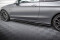 Seitenschweller Ansatz Cup Leisten passend für Mercedes-AMG C43 Coupe / Cabrio C205 Facelift / A205 Facelift schwarz Hochglanz