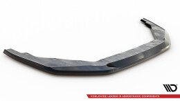 Cup Spoilerlippe Front Ansatz V.1 passend für Nissan GTR R35 Facelift schwarz Hochglanz