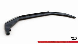 Cup Spoilerlippe Front Ansatz V.1 passend für Nissan GTR R35 Facelift schwarz Hochglanz