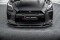 Cup Spoilerlippe Front Ansatz V.1 passend für Nissan GTR R35 Facelift schwarz Hochglanz
