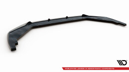 Cup Spoilerlippe Front Ansatz V.2 passend für Nissan GTR R35 Facelift schwarz Hochglanz