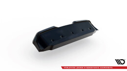 Mittlerer Cup Diffusor Heck Ansatz DTM Look passend für Nissan GTR R35 Facelift schwarz Hochglanz