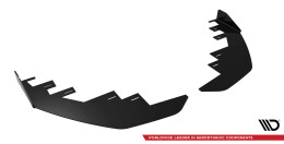 Front Flaps für Mercedes-AMG C43 Coupe C205 Facelift schwarz Hochglanz