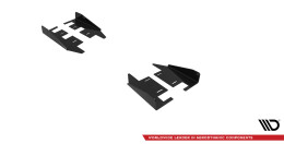 Seitenschweller Flaps für Mercedes-AMG C43 Coupe / Cabrio C205  Facelift / A205 Facelift schwarz Hochglanz