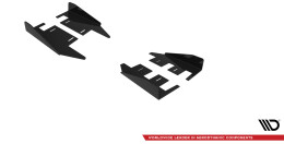 Seitenschweller Flaps für Mercedes-AMG C43 Coupe / Cabrio C205  Facelift / A205 Facelift schwarz Hochglanz