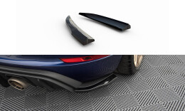 Heck Ansatz Flaps Diffusor für Porsche 718 Cayman GT4 RS 982c schwarz Hochglanz