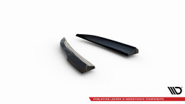Heck Ansatz Flaps Diffusor passend für Porsche 718 Cayman GT4 RS 982c schwarz Hochglanz