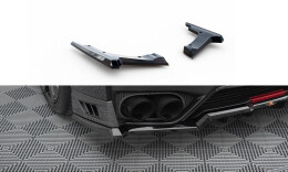 Street+ Heck Ansatz Flaps passend für Nissan GTR R35 FL schwarz Hochglanz
