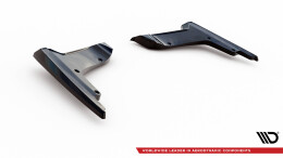 Street+ Heck Ansatz Flaps passend für Nissan GTR R35 FL schwarz Hochglanz