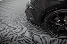 Heck Ansatz Flaps Diffusor V.2 für Audi RS3 Sportback 8Y schwarz Hochglanz