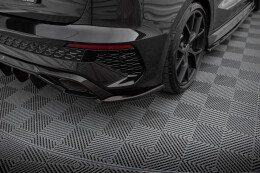 Heck Ansatz Flaps Diffusor V.2 für Audi RS3 Sportback 8Y schwarz Hochglanz