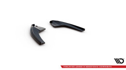 Heck Ansatz Flaps Diffusor V.2 passend für Audi RS3 Sportback 8Y schwarz Hochglanz