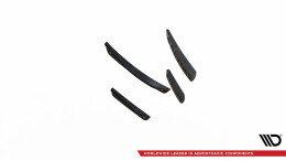 Stoßstangen Flaps Wings vorne Canards passend für Audi S3 / A3 S-Line 8V Limousine / Cabrio
