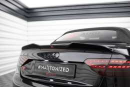 Heck Spoiler Aufsatz Abrisskante 3D passend für Audi S5 / A5 S-Line Cabrio 8T schwarz Hochglanz