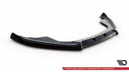 Cup Spoilerlippe Front Ansatz V.2 passend für Audi S5 / A5 S-Line 8T schwarz Hochglanz