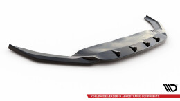 Cup Spoilerlippe Front Ansatz V.2 passend für VW Passat R-Line B8 Facelift schwarz Hochglanz