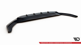 Cup Spoilerlippe Front Ansatz V.2 passend für VW Passat R-Line B8 Facelift schwarz Hochglanz