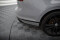 Heck Ansatz Flaps Diffusor passend für VW Passat R-Line B8 Facelift schwarz Hochglanz