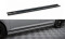 Seitenschweller Ansatz Cup Leisten passend für VW Passat R-Line B8 Facelift schwarz Hochglanz