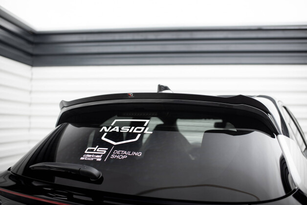Heck Spoiler Aufsatz Abrisskante passend für Toyota Yaris GR Sport Mk4 schwarz Hochglanz