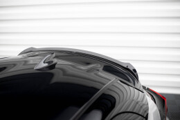 Heck Spoiler Aufsatz Abrisskante passend für Toyota Yaris GR Sport Mk4 schwarz Hochglanz