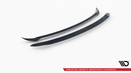 Heck Spoiler Aufsatz Abrisskante passend für Toyota Yaris GR Sport Mk4 schwarz Hochglanz