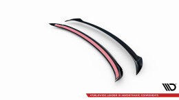 Heck Spoiler Aufsatz Abrisskante passend für Toyota Yaris GR Sport Mk4 schwarz Hochglanz