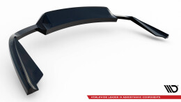Mittlerer Cup Diffusor Heck Ansatz DTM Look passend für Maserati Ghibli Mk3 Facelift schwarz Hochglanz