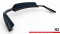 Mittlerer Cup Diffusor Heck Ansatz DTM Look passend für Maserati Ghibli Mk3 Facelift schwarz Hochglanz