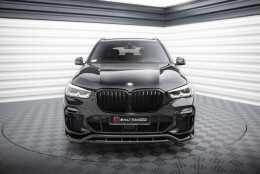 Street+ Spoilerlippe Front Ansatz V.2 passend für BMW X5 M-Paket G05 schwarz Hochglanz